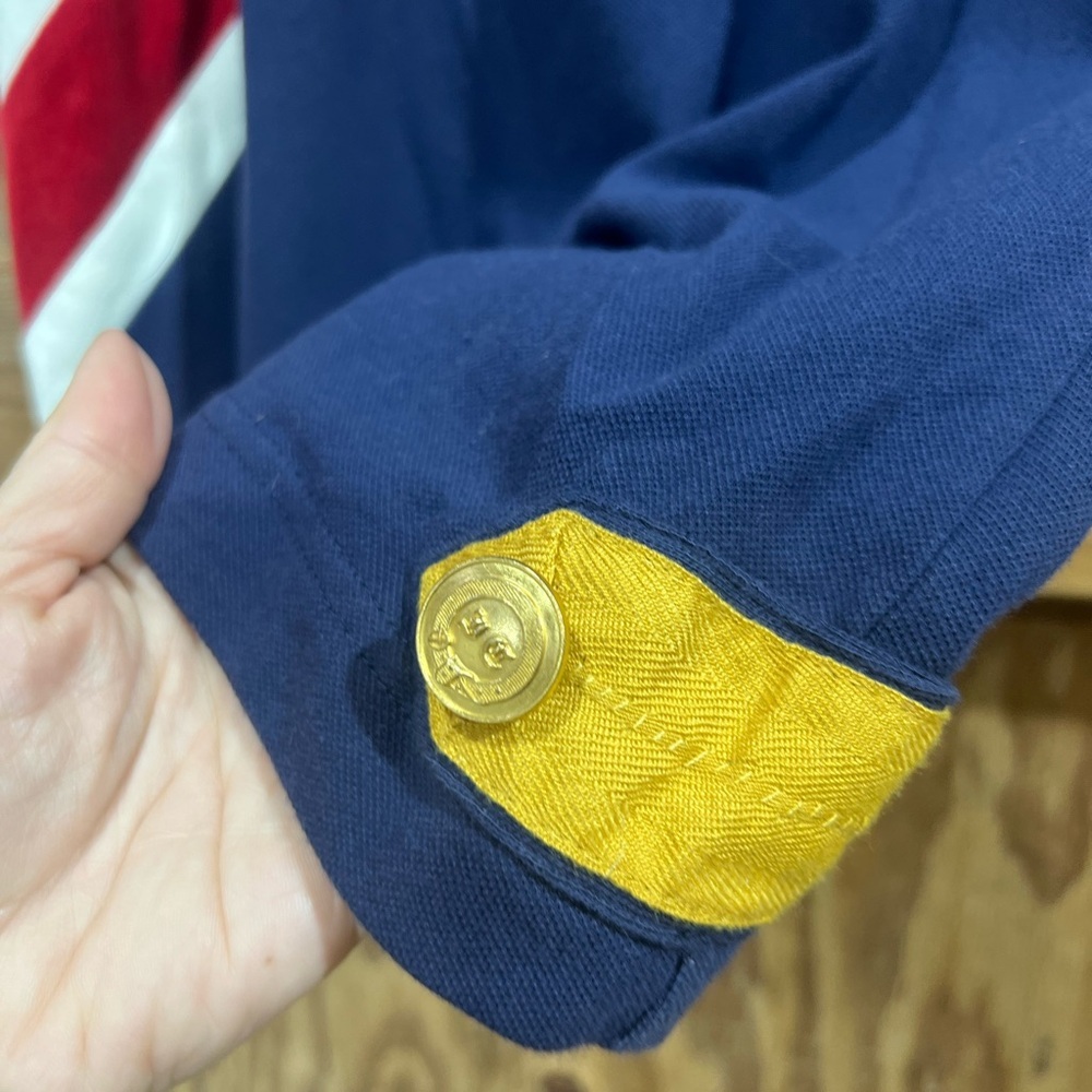Joules x Mary King Polo Shirt Velvet Accents Team Great Britain Equestrian Sz 10 - Picture 7 of 14
